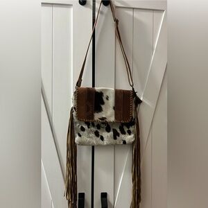 Myra Women's Propinquity Leather Fringe Purse